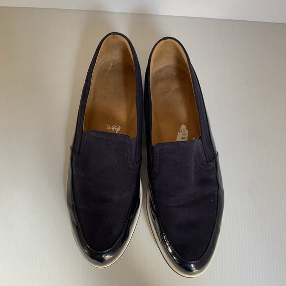 Naturalizer Comfort Slip-On Shoes Navy Blue Black Size 9M Casual Work Walking - Picture 5 of 10